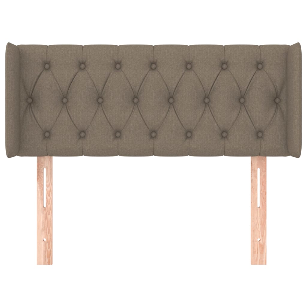 Κεφαλάρι με Πτερύγια Taupe 93x16x78/88 εκ. Υφασμάτινο