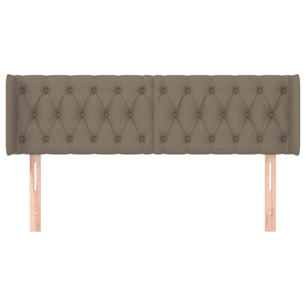 Κεφαλάρι με Πτερύγια Taupe 163x16x78/88 εκ. Υφασμάτινο