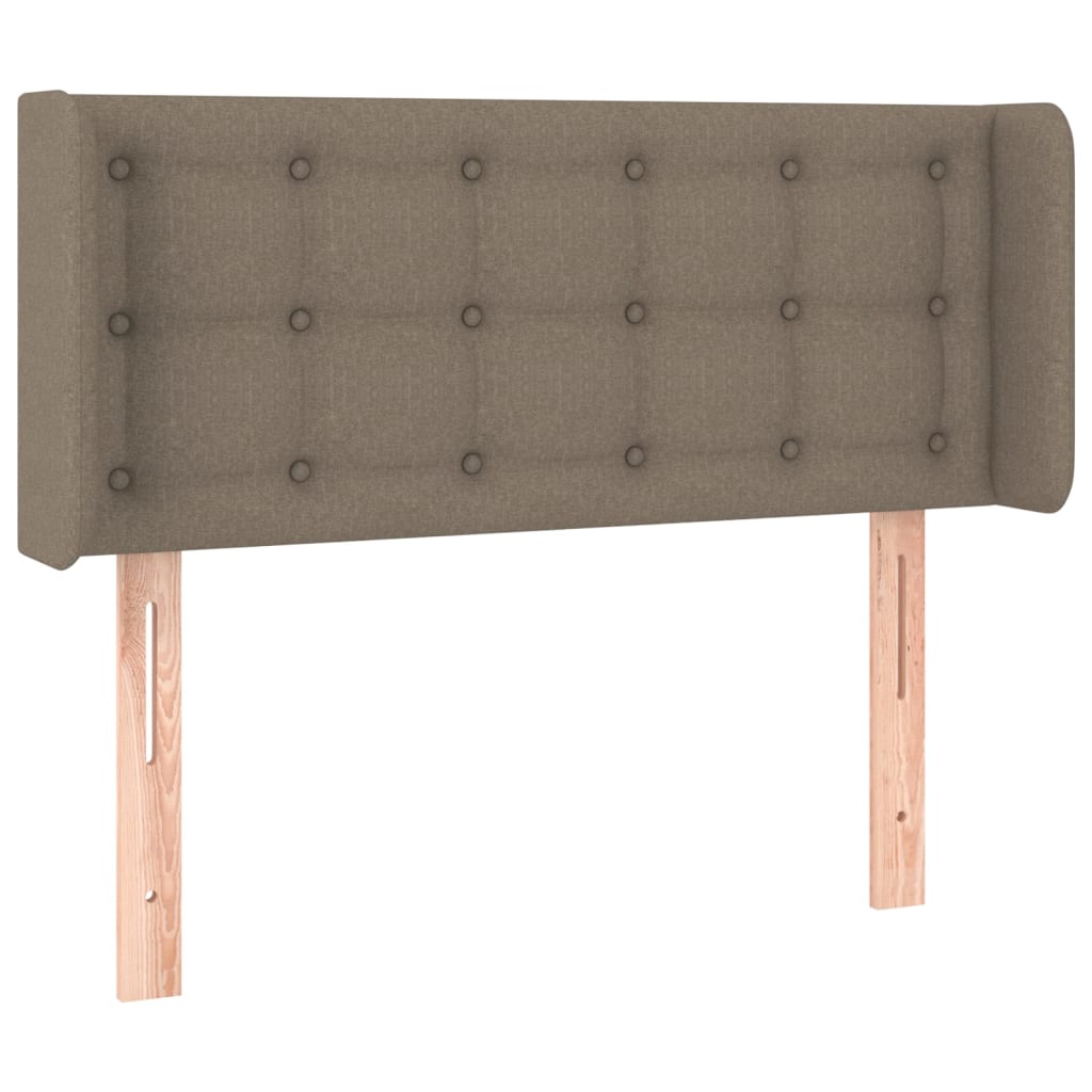 Κεφαλάρι με Πτερύγια Taupe 83x16x78/88 εκ. Υφασμάτινο