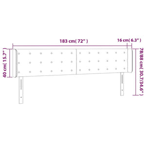 Κεφαλάρι με Πτερύγια Σκούρο Πράσινο 183x16x78/88 εκ. Βελούδινο