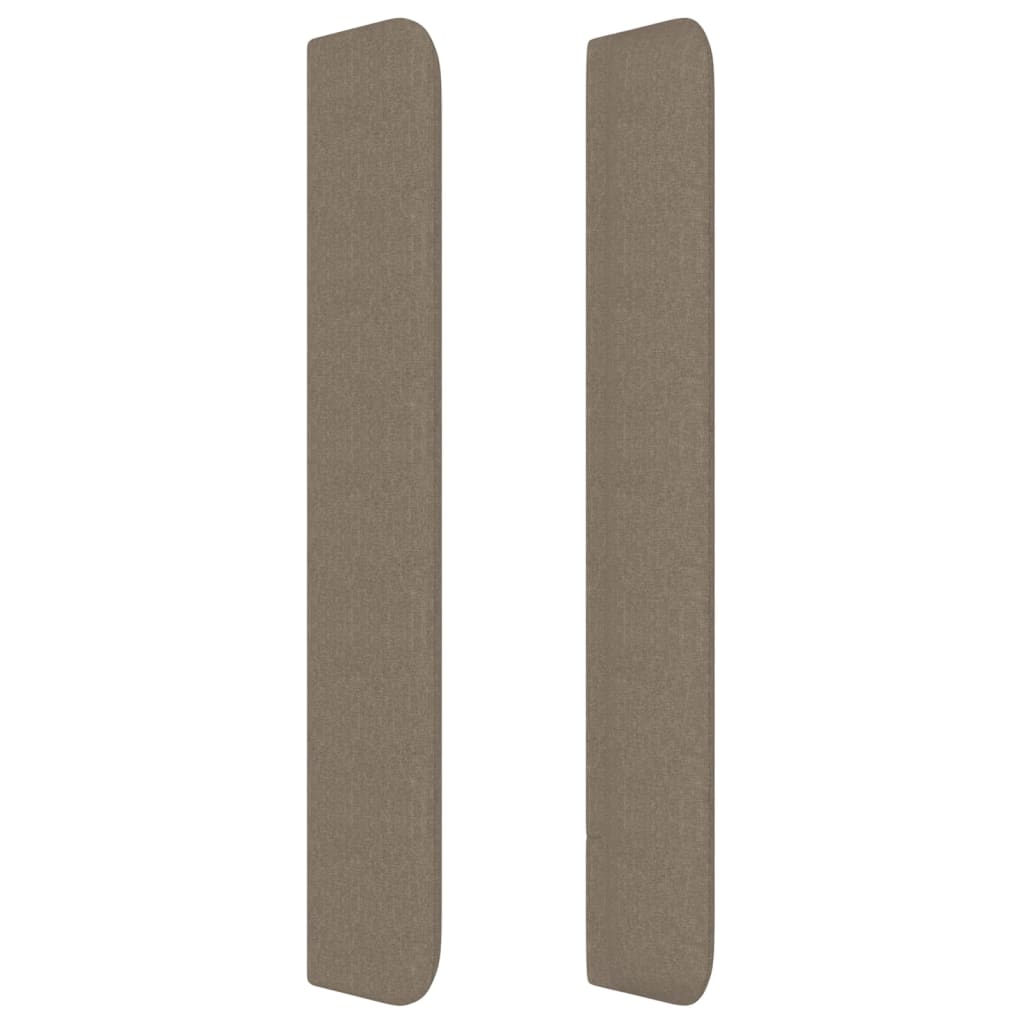 Κεφαλάρι με Πτερύγια Taupe 163x16x118/128 εκ. Υφασμάτινο