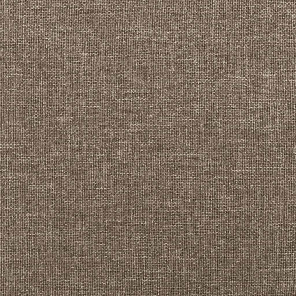 Κεφαλάρι με Πτερύγια Taupe 163x16x118/128 εκ. Υφασμάτινο