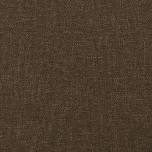Κεφαλάρι με Πτερύγια Σκούρο Καφέ 163x16x118/128 εκ. Υφασμάτινο