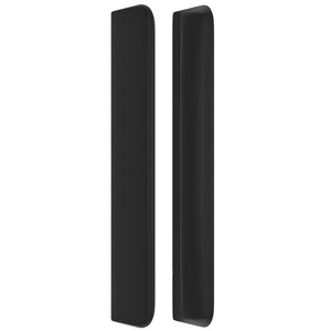 Κεφαλάρι με Πτερύγια Μαύρο 147x16x118/128 εκ. Συνθ. Δέρμα - Pakobazaar
