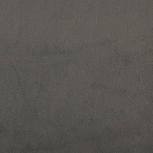 Κεφαλάρι με Πτερύγια Σκούρο Γκρι 93x16x118/128εκ.Βελούδινο