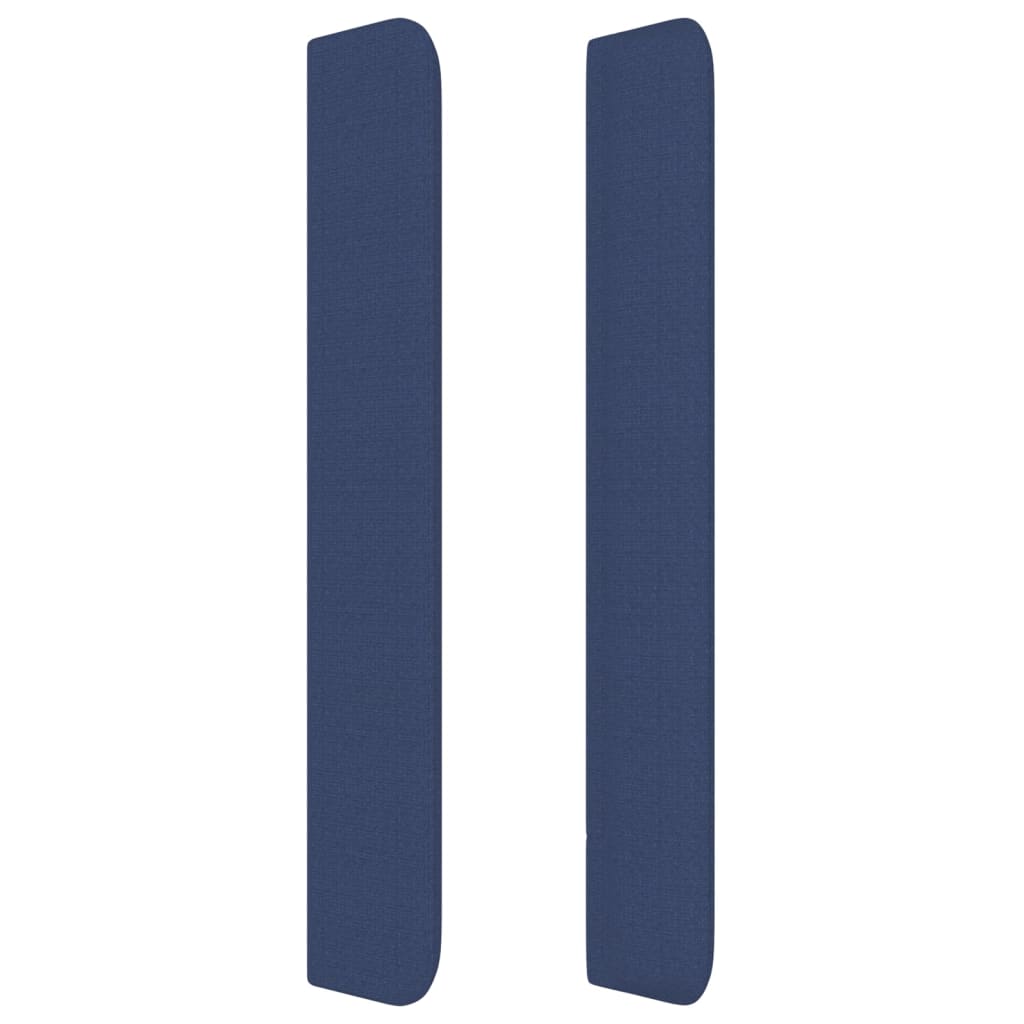 Κεφαλάρι με Πτερύγια Μπλε 93x16x118/128 εκ. Υφασμάτινο