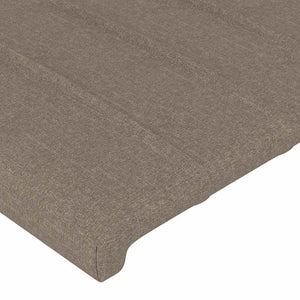 Κεφαλάρι με Πτερύγια Taupe 183x16x118/128 εκ. Υφασμάτινο - Pakobazaar