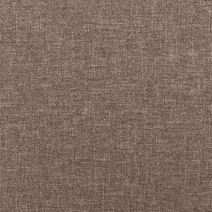 Κεφαλάρι με Πτερύγια Taupe 183x16x118/128 εκ. Υφασμάτινο - Pakobazaar