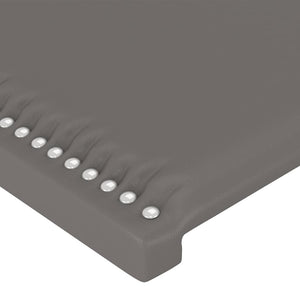 Κεφαλάρι Κρεβατιού LED Γκρι 90x5x118/128 εκ