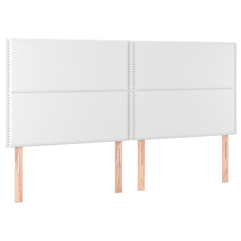 Κεφαλάρι Κρεβατιού LED Λευκό 180x5x118/128 εκ