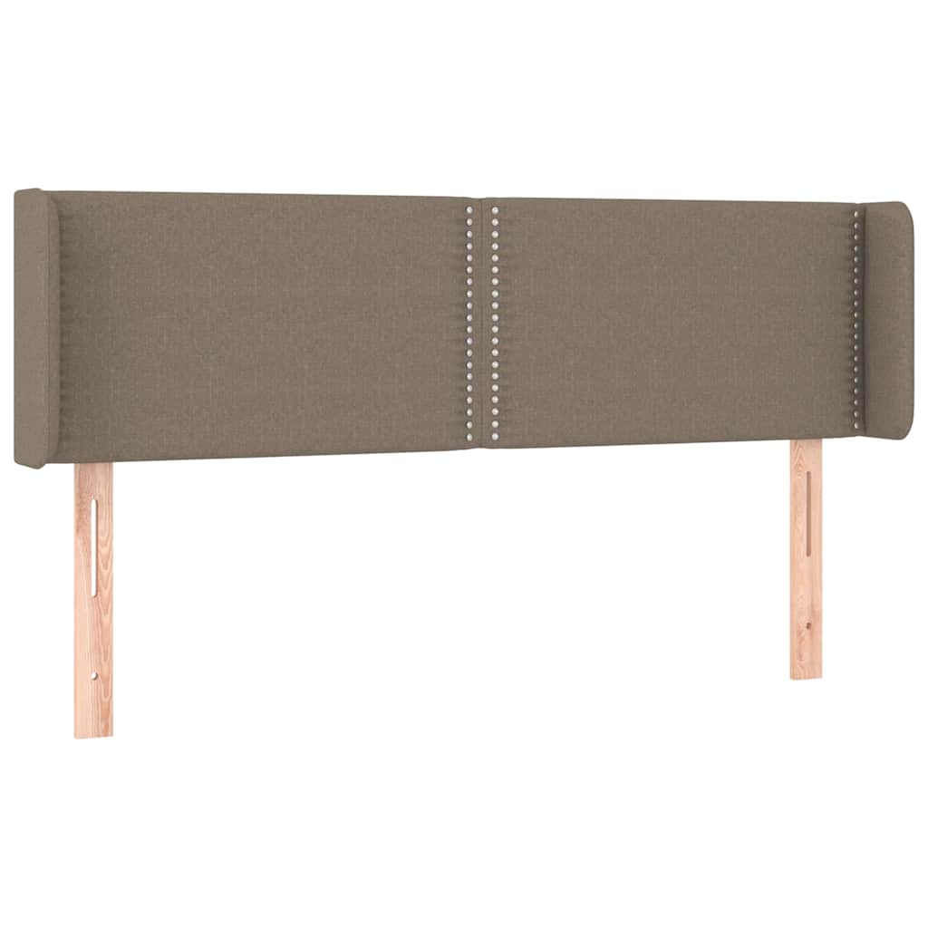 Κεφαλάρι Κρεβατιού LED Taupe 147x16x78/88 εκ. Υφασμάτινο