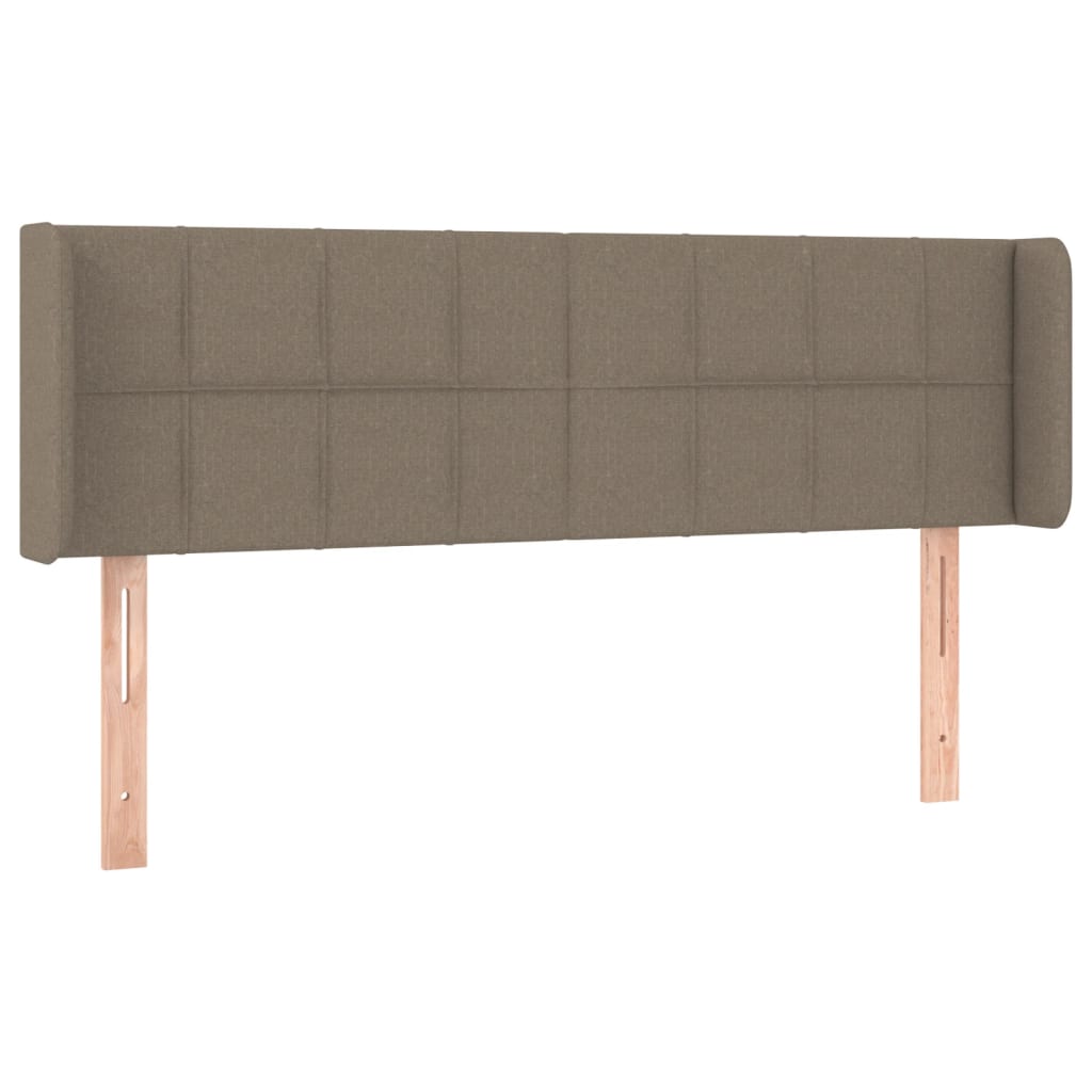 Κεφαλάρι Κρεβατιού LED Taupe 147x16x78/88 εκ. Υφασμάτινο