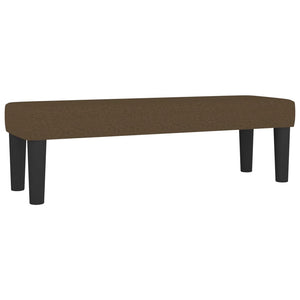 Κρεβάτι Boxspring με Στρώμα Σκούρο Καφέ 180x200 εκ Υφασμάτινο