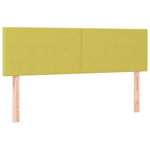 Κρεβάτι Boxspring με Στρώμα Πράσινο 140x190 εκ. Υφασμάτινο