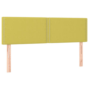 Κρεβάτι Boxspring με Στρώμα Πράσινο 140x190 εκ. Υφασμάτινο