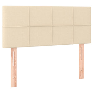 Κρεβάτι Boxspring με Στρώμα Κρεμ 90x190 εκ.Υφασμάτινο