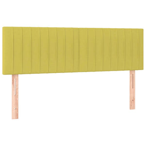 Κρεβάτι Boxspring με Στρώμα Πράσινο 140x200 εκ.Υφασμάτινο - Pakobazaar