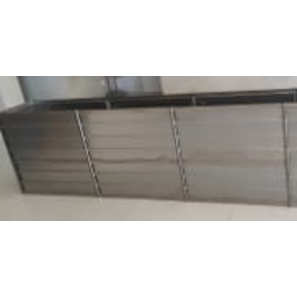 Κρεβάτι Boxspring με Στρώμα Μαύρο 160x200 εκ. Υφασμάτινο