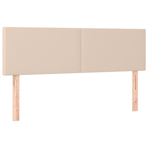Κρεβάτι Boxspring με Στρώμα Καπουτσίνο 140x190εκ.από Συνθ.Δέρμα