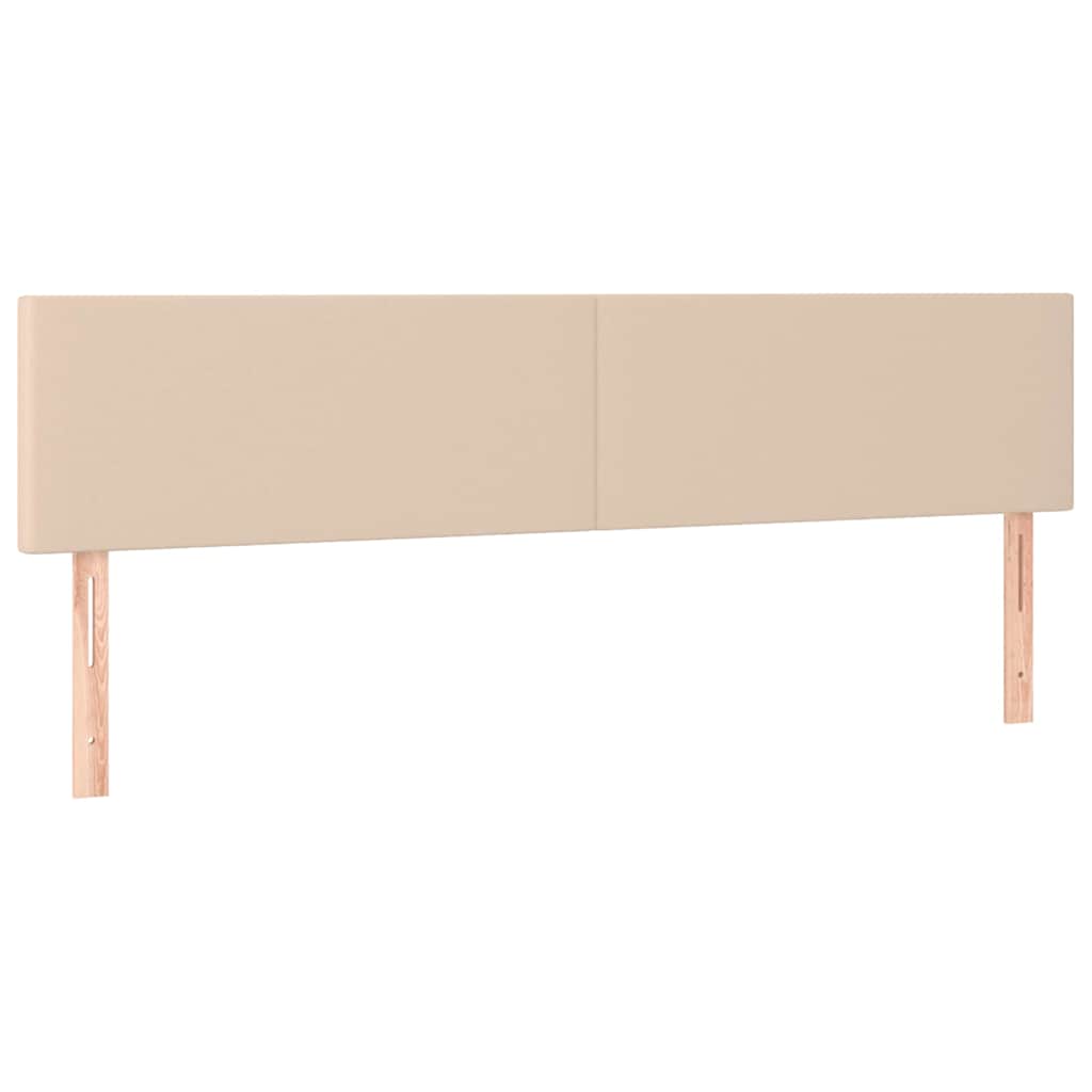 Κρεβάτι Boxspring με Στρώμα Καπουτσίνο 160x200εκ.από Συνθ.Δέρμα