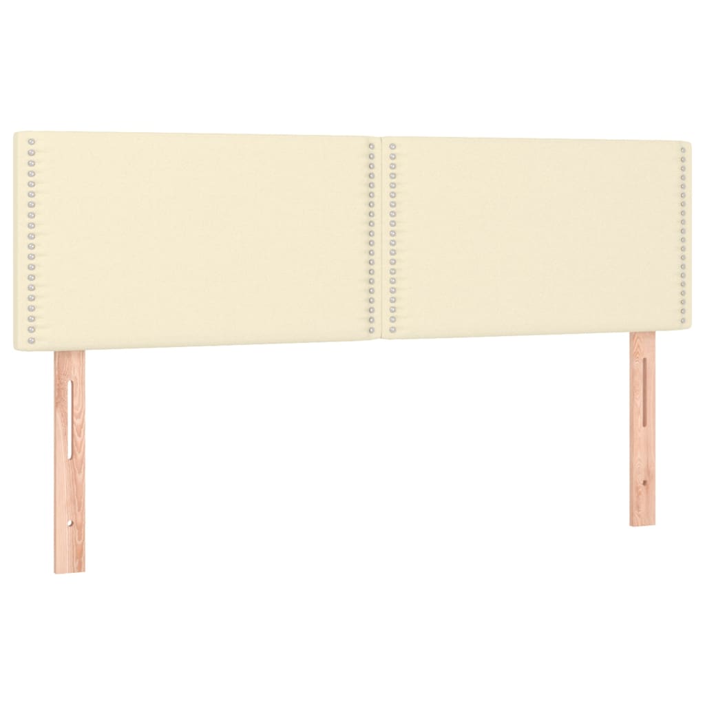 Κρεβάτι Boxspring με Στρώμα Κρεμ 140x190εκ. από Συνθετικό Δέρμα