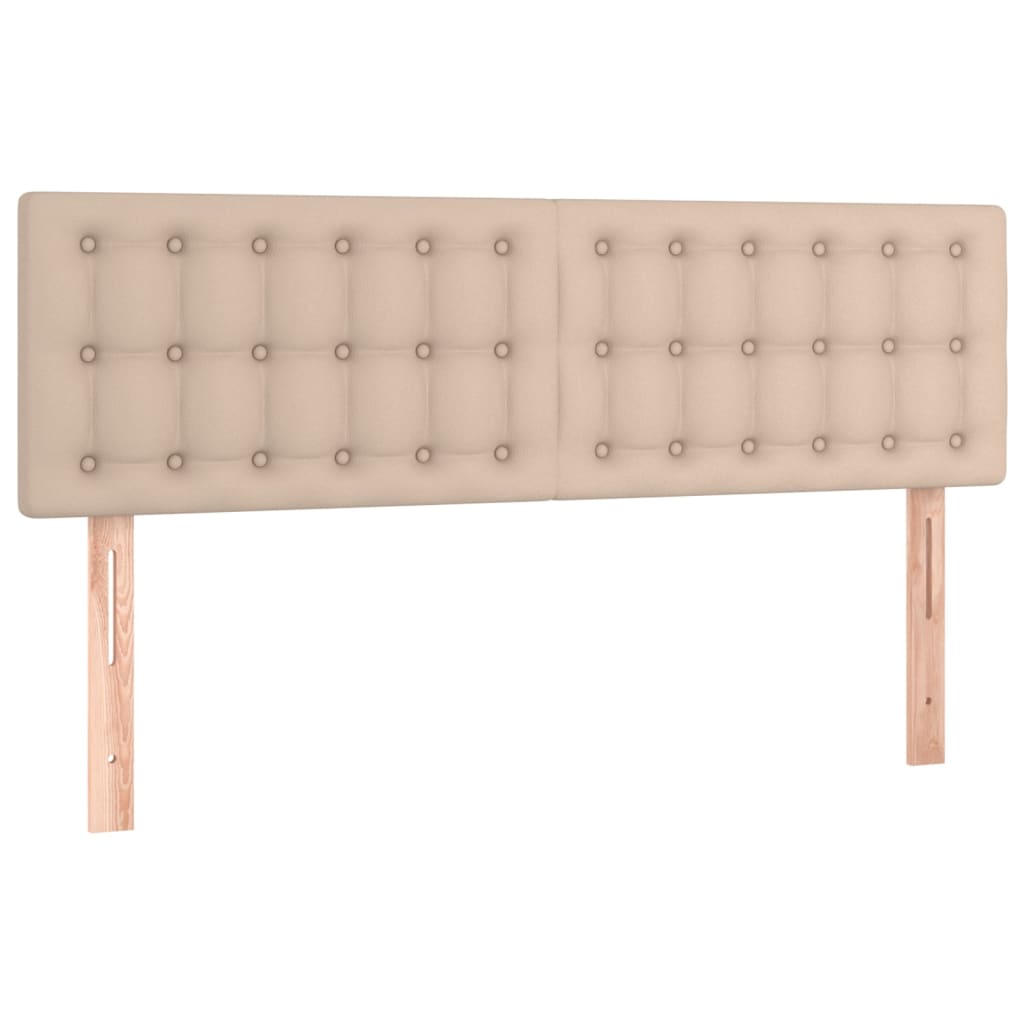 Κρεβάτι Boxspring με Στρώμα Καπουτσίνο 140x200εκ.από Συνθ.Δέρμα - Pakobazaar
