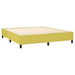 Κρεβάτι Boxspring με Στρώμα Πράσινο 180x200 εκ.Υφασμάτινο