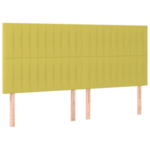 Κρεβάτι Boxspring με Στρώμα Πράσινο 180x200 εκ.Υφασμάτινο