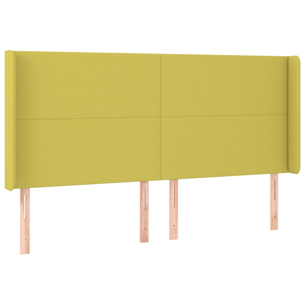 Κρεβάτι Boxspring με Στρώμα Πράσινο 160x200 εκ.Υφασμάτινο
