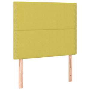 Κρεβάτι Boxspring με Στρώμα Πράσινο 100 x 200 εκ. Υφασμάτινο