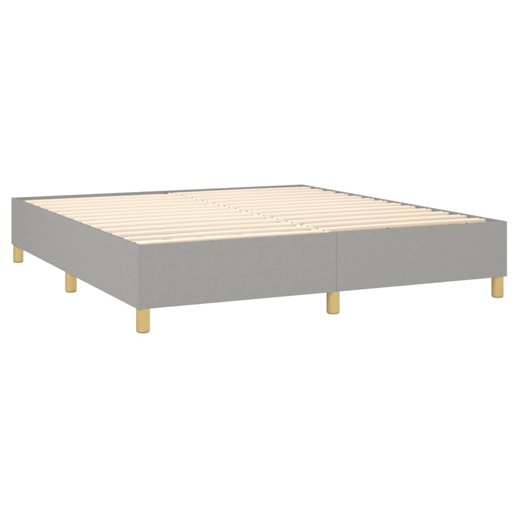 Κρεβάτι Boxspring με Στρώμα Αν. Πράσινο 160x200εκ Υφασμάτινο