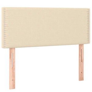 Κρεβάτι Boxspring με Στρώμα Κρεμ 90x190 εκ.Υφασμάτινο