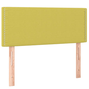 Κρεβάτι Boxspring με Στρώμα Πράσινο 90x200 εκ. Υφασμάτινο