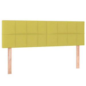 Κρεβάτι Boxspring με Στρώμα Πράσινο 140x190 εκ. Υφασμάτινο