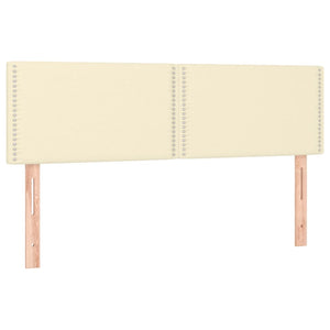 Κρεβάτι Boxspring με Στρώμα Κρεμ 140x200εκ. από Συνθετικό Δέρμα