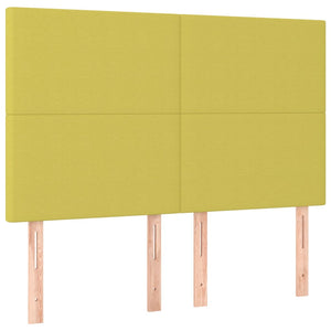 Κρεβάτι Boxspring με Στρώμα Πράσινο 140x200 εκ.Υφασμάτινο