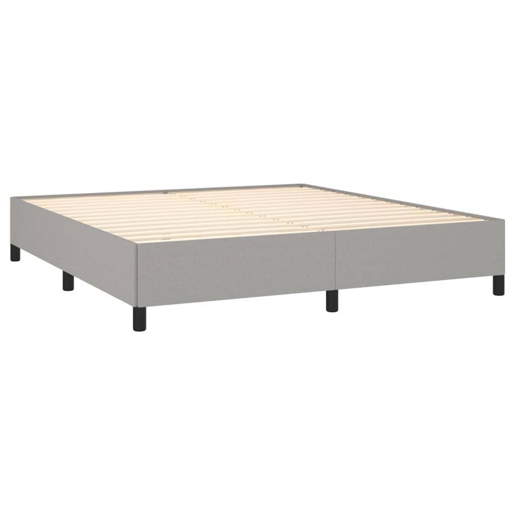 Κρεβάτι Boxspring με Στρώμα Αν. Πράσινο 160x200εκ Υφασμάτινο