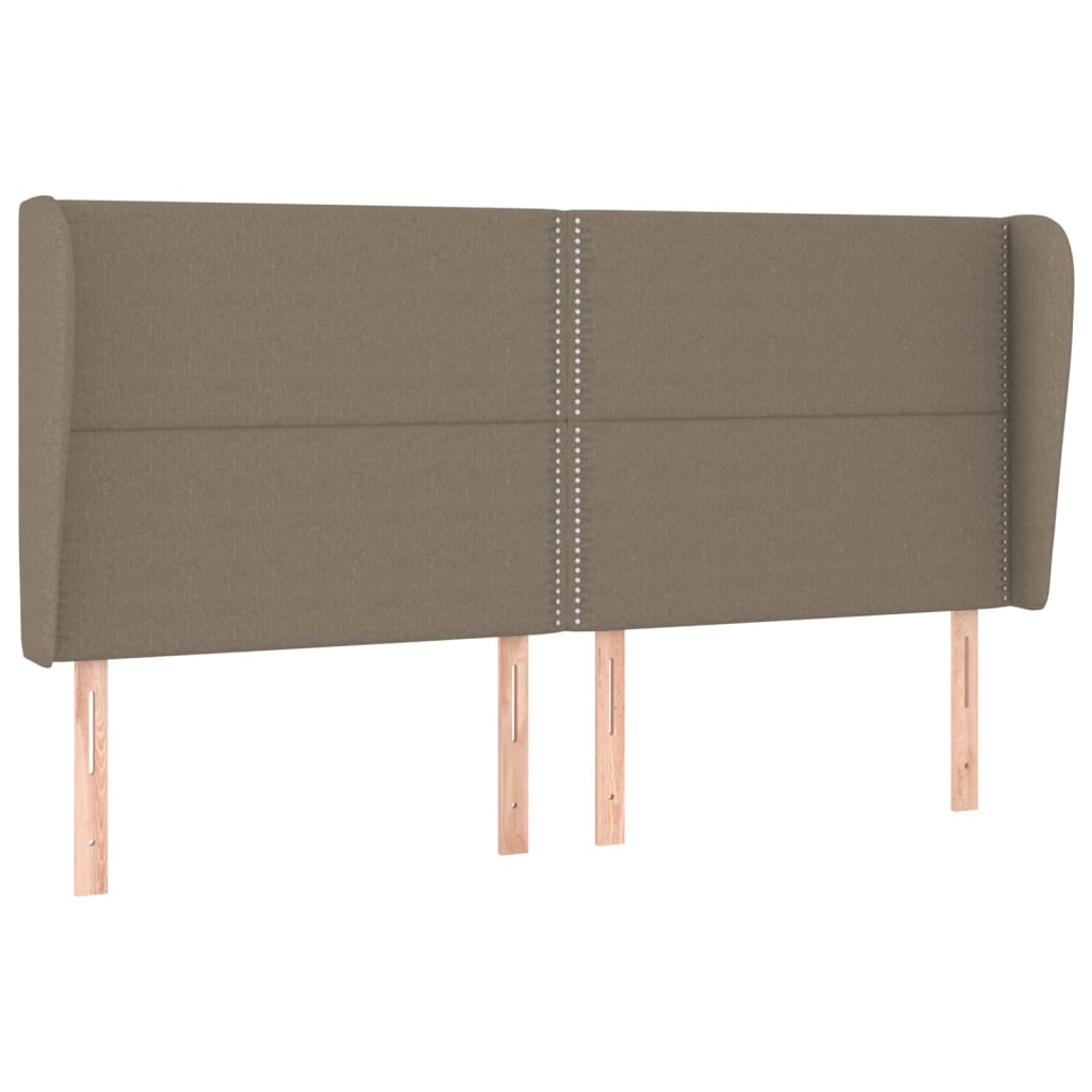 Κρεβάτι Boxspring με Στρώμα Taupe 180x200 εκ. Υφασμάτινο