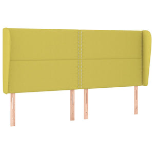 Κρεβάτι Boxspring με Στρώμα Πράσινο 180x200 εκ.Υφασμάτινο