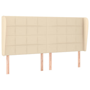 Κρεβάτι Boxspring με Στρώμα Κρεμ 160x200 εκ. Υφασμάτινο