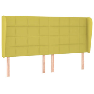 Κρεβάτι Boxspring με Στρώμα Πράσινο 160x200 εκ.Υφασμάτινο - Pakobazaar