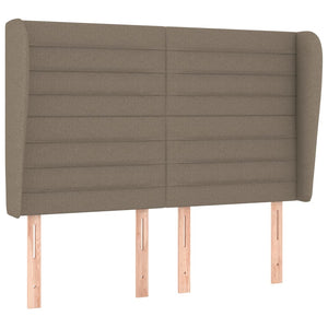 Κρεβάτι Boxspring με Στρώμα Taupe 140x190 εκ. Υφασμάτινο