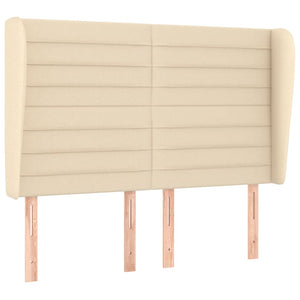 Κρεβάτι Boxspring με Στρώμα Κρεμ 140x200 εκ. Υφασμάτινο