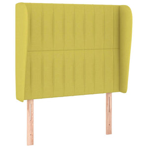 Κρεβάτι Boxspring με Στρώμα Πράσινο 90x190 εκ.Υφασμάτινο