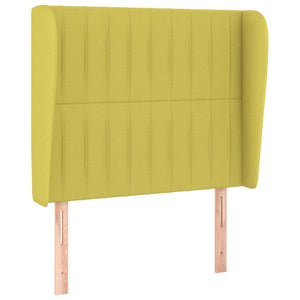 Κρεβάτι Boxspring με Στρώμα Πράσινο 100 x 200 εκ. Υφασμάτινο