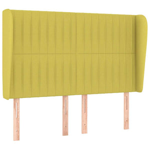 Κρεβάτι Boxspring με Στρώμα Πράσινο 140x190 εκ. Υφασμάτινο