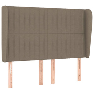 Κρεβάτι Boxspring με Στρώμα Taupe 140x200 εκ. Υφασμάτινο