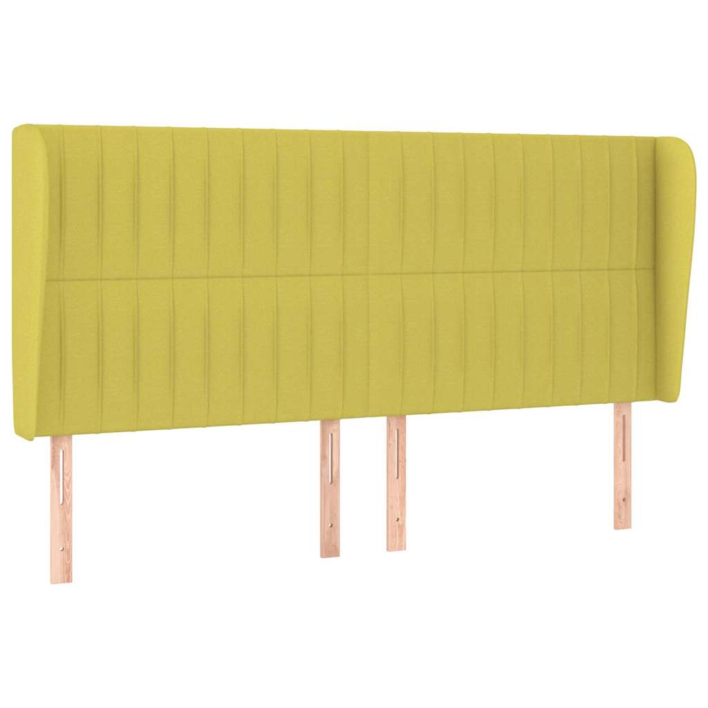 Κρεβάτι Boxspring με Στρώμα Πράσινο 160x200 εκ.Υφασμάτινο - Pakobazaar