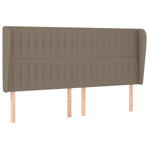 Κρεβάτι Boxspring με Στρώμα Taupe 180x200 εκ. Υφασμάτινο