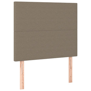 Σκελετός Κρεβατιού Χωρίς Στρώμα Taupe 80x200 εκ. Υφασμάτινο